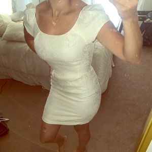 Forever 21 White Elegant Dress